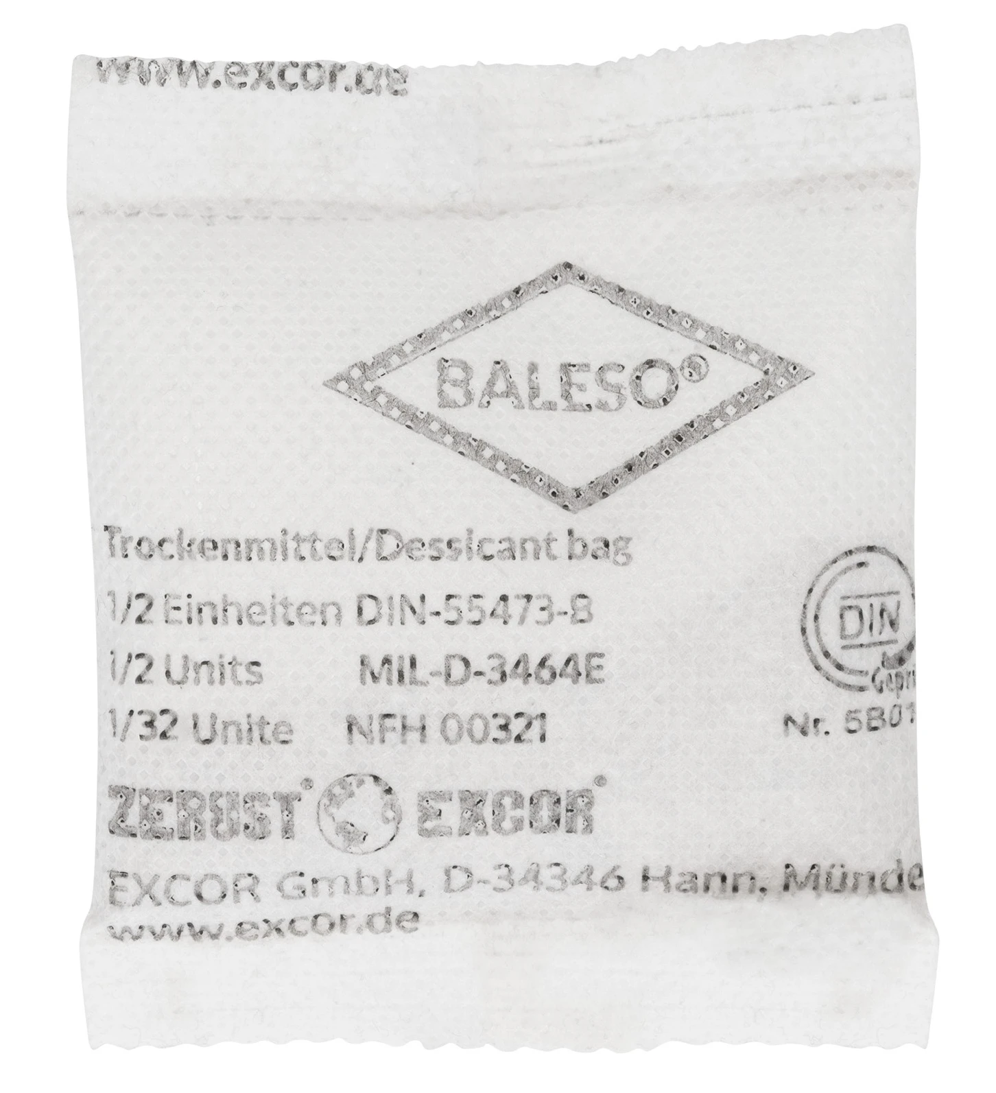 Baleso Trockenmittel 1/2 Einheit – 18 g