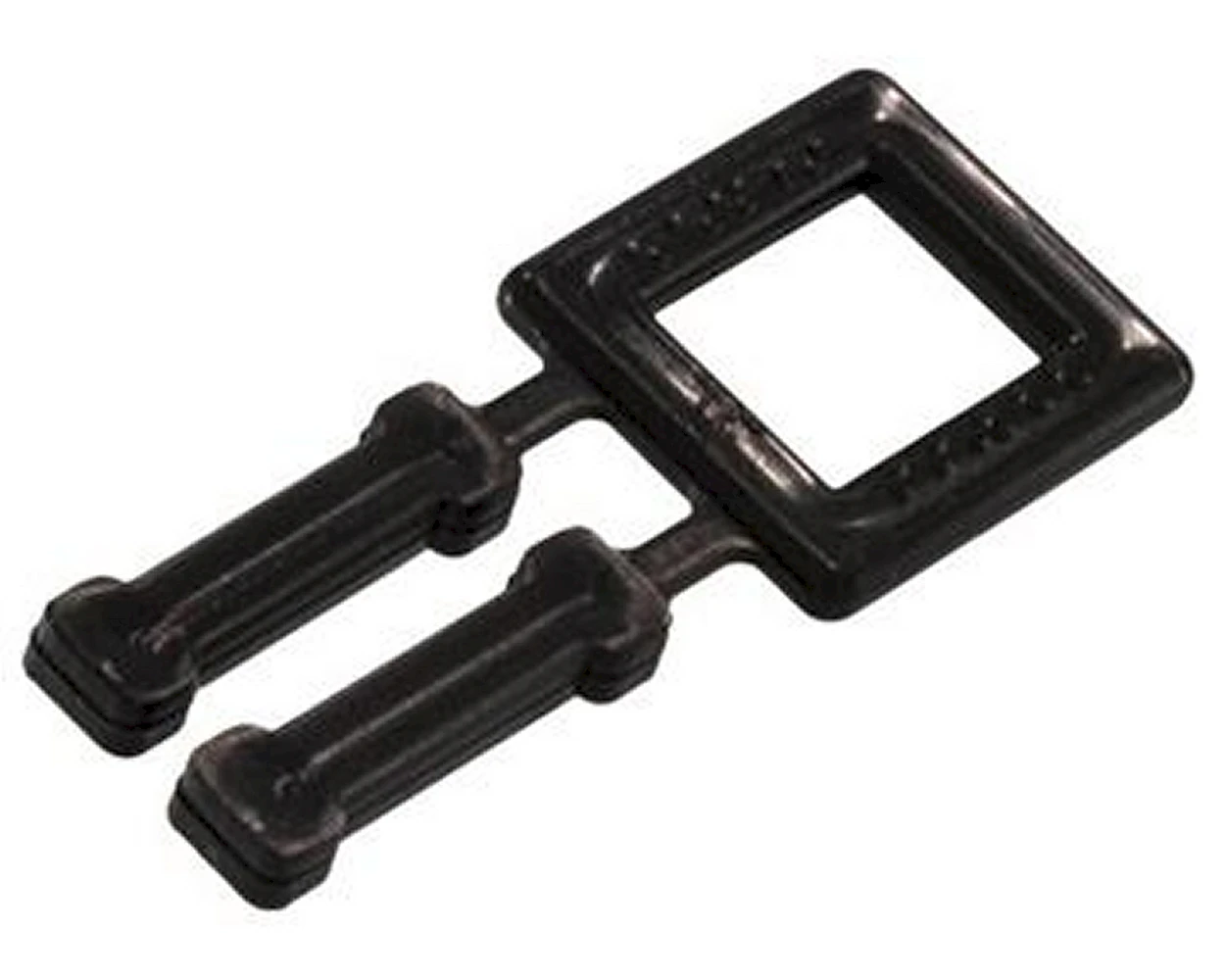 BP4-13mm - fibbie in plastica nera - 5000 pz