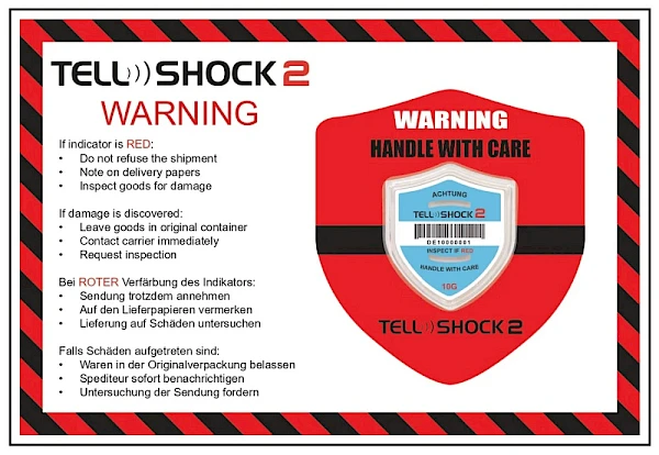 Tell Shock 2 Indikator Hell Blau 10G